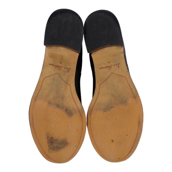 𝅺Sam Edelman Justin Chelsea Ankle Boot Leather Stacked Heel Size 9 #1012 - Picture 9 of 10